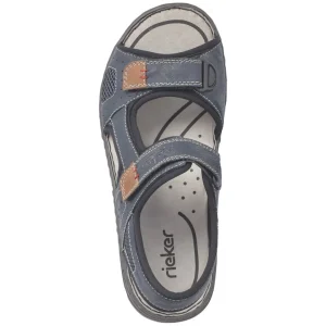 Rieker nu pieds et sandales 26156 bleu