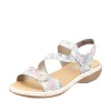 Rieker nu pieds sandales 659c7 blanc