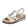 Rieker nu pieds sandales v7949 beige