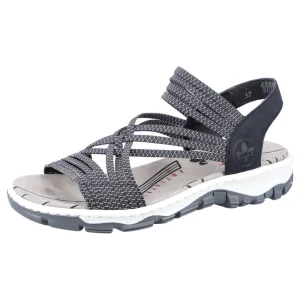 Rieker nu pieds sandales 68888 bleu