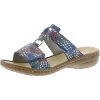 Rieker nu pieds sandales 608p910 bleu