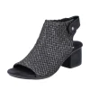 Rieker nu pieds sandales 64670 noir