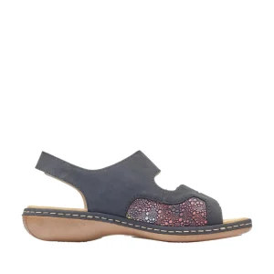 Rieker nu pieds sandales 65989 marine