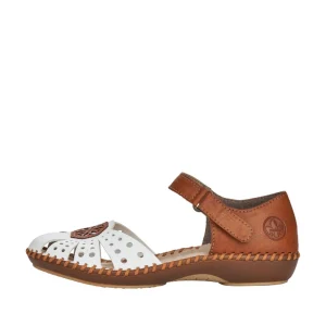 Rieker nu pieds sandales m1666 blanc