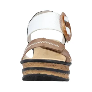 Rieker nu pieds sandales 68176 marron