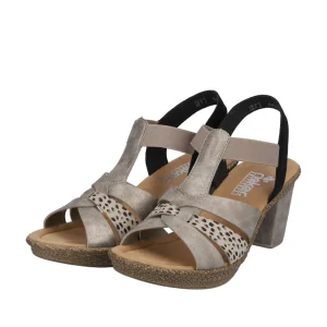 Rieker nu pieds sandales 665k3 beige
