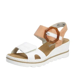 Rieker nu pieds sandales 67476 jaune