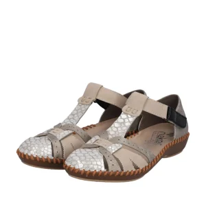 Rieker nu pieds sandales m1650 blanc