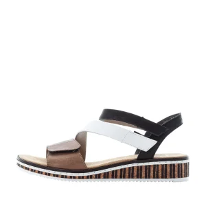 Rieker nu pieds sandales v3670 marron