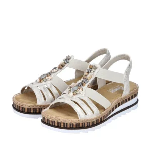 Rieker nu pieds sandales v7949 beige