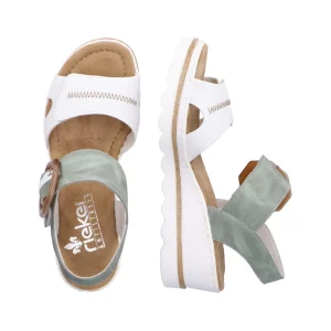 Rieker nu pieds sandales 67476 rouge