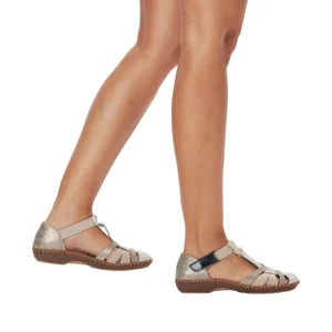 Rieker nu pieds sandales m1650 blanc