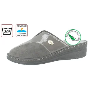 3 roses chaussons 3r 942 gris