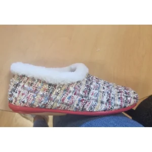 Soir et matin chaussons papina beige multicouleurs