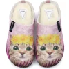 Verbenas chaussons york imprime