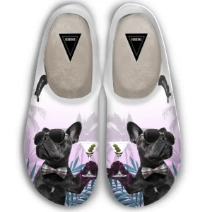 Verbenas chaussons york imprime
