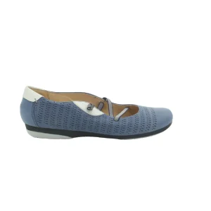Fugitive chaussures a lacets jorba marine