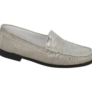 Geo reino mocassins mozard argent