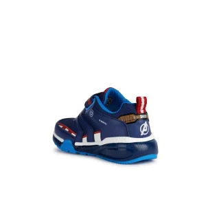 Geox baskets et sneakers j36fec marine multicouleurs