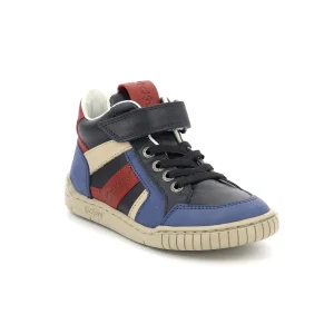 Kickers baskets et sneakers wincky cdt bleu multicouleurs