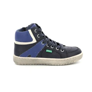 Kickers baskets et sneakers lowell marine multicouleurs