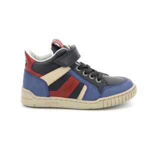 Kickers baskets et sneakers wincky cdt bleu multicouleurs