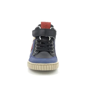 Kickers baskets et sneakers wincky cdt bleu multicouleurs
