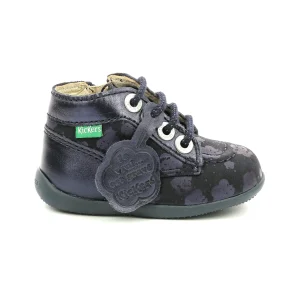 Kickers bottines bonzip 2 marine