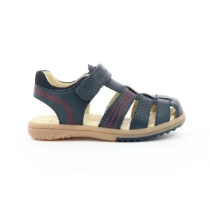 Kickers nu pieds sandales platiback marine