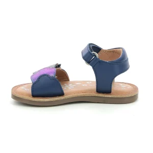Kickers nu pieds sandales dyastar bleu
