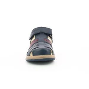 Kickers nu pieds sandales platiback marine
