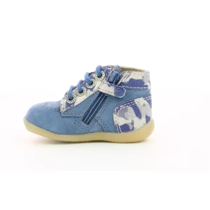 Kickers premiers pas bonzip 2 bleu