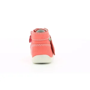 Kickers premiers pas bonzip rose