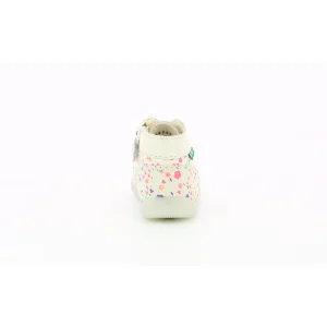Kickers premiers pas bonzip 2 blanc
