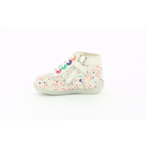 Kickers premiers pas bonzip 2 blanc
