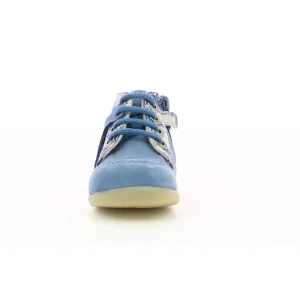 Kickers premiers pas bonzip 2 bleu
