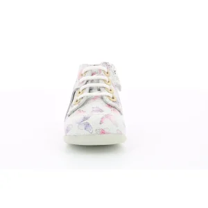 Kickers premiers pas bonzip 2 blanc
