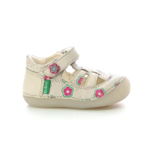 Kickers premiers pas sushy blanc