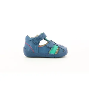 Kickers semi ouverte wasabou bleu