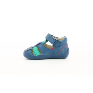 Kickers semi ouverte wasabou bleu