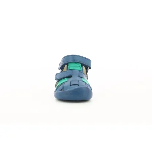Kickers semi ouverte wasabou bleu