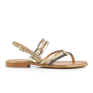 Les tropeziennes nu pieds sandales cumin taupe