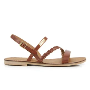 Les tropeziennes nu pieds sandales batresse marron