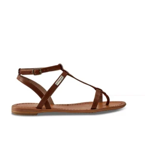 Les tropeziennes nu pieds sandales hilan marron
