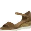 Marco tozzi nu pieds sandales 28725 marron