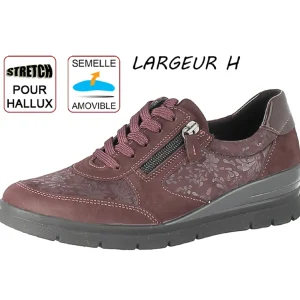 Mediloi chaussures a lacets 345 luna 18 bordeaux