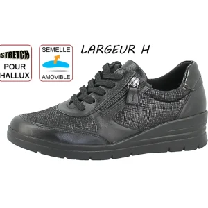 Mediloi chaussures a lacets luna 18 noir