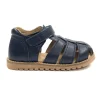 Norvik nu pieds sandales bus marine