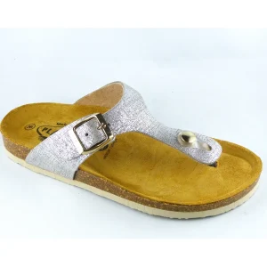 Plakton nu pieds sandales bolero teen acier
