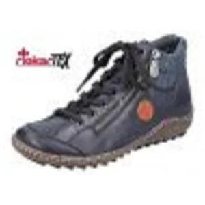 Rieker chaussures a lacets l7514 14 bleu